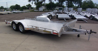  Freight on Travel Lite 17 Aluminum Car Hauler Air Ride Suspension Aluminum