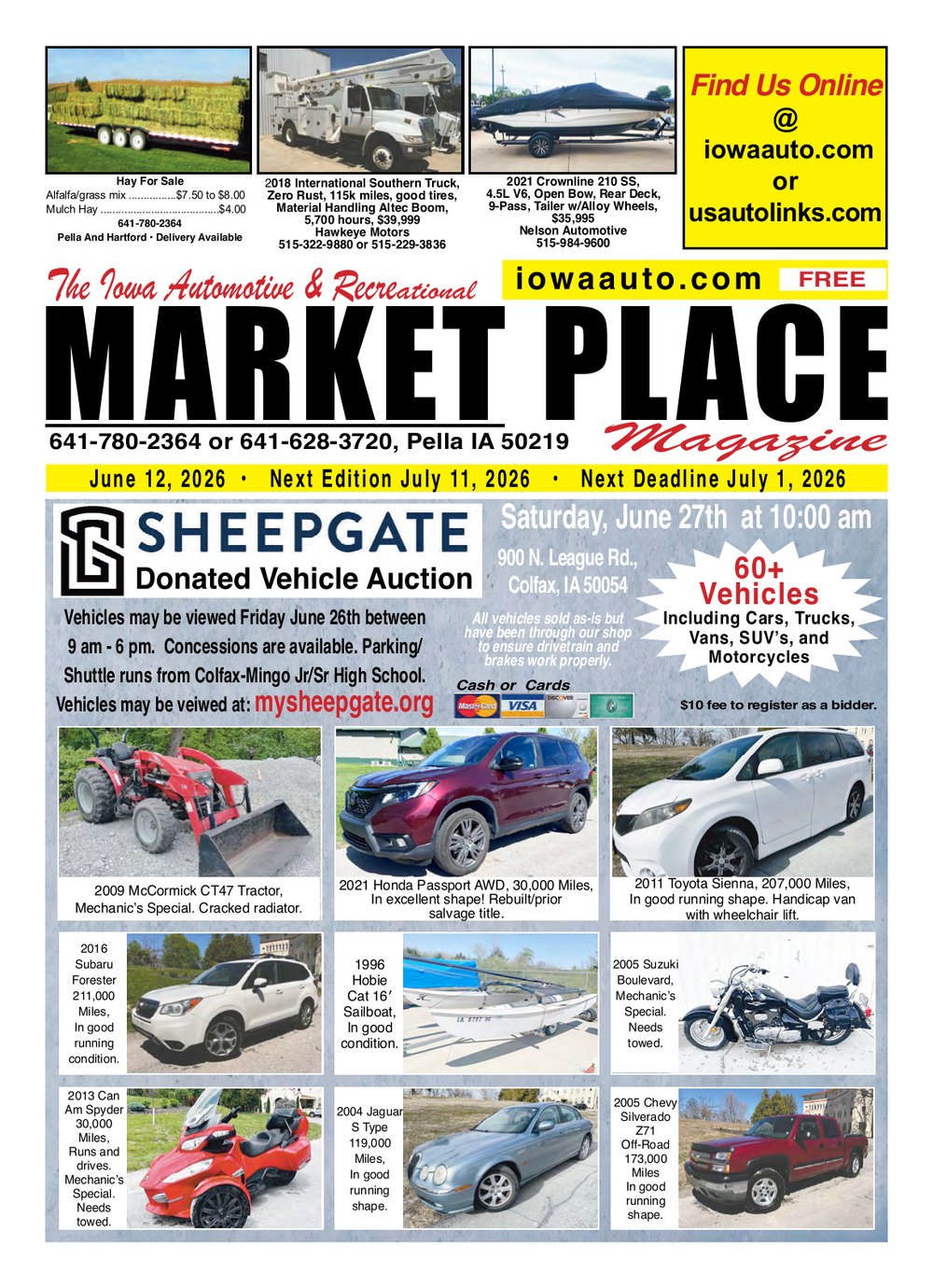 Current Iowa Auto Marketplace cover